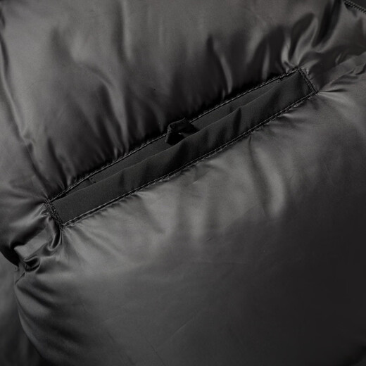 圣得西【鸭绒】2025年冬季男款连帽厚羽绒服中长款时尚都市外套 黑色 M 170/88A 