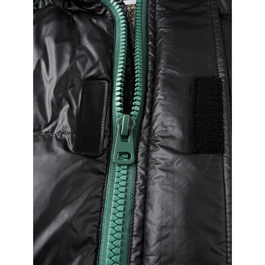 利郎（LILANZ）羽绒服男冬季休闲连帽短款上衣羽绒服青年加厚亮面男士外套潮 黑色 M 170