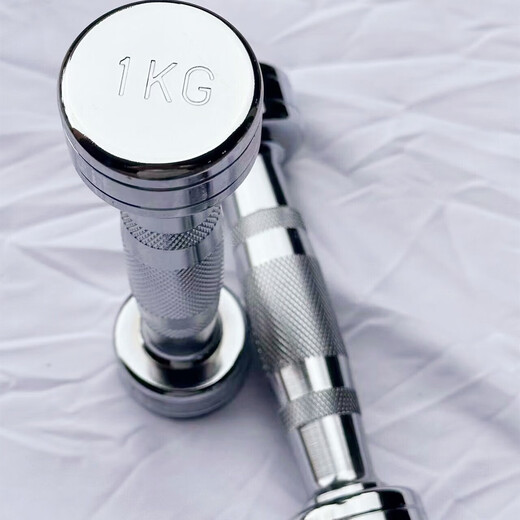 Steel dumbbells for men, home gym dumbbells, women's dumbbells, children's electroplated small dumbbells, fitness equipment, 3KG*2