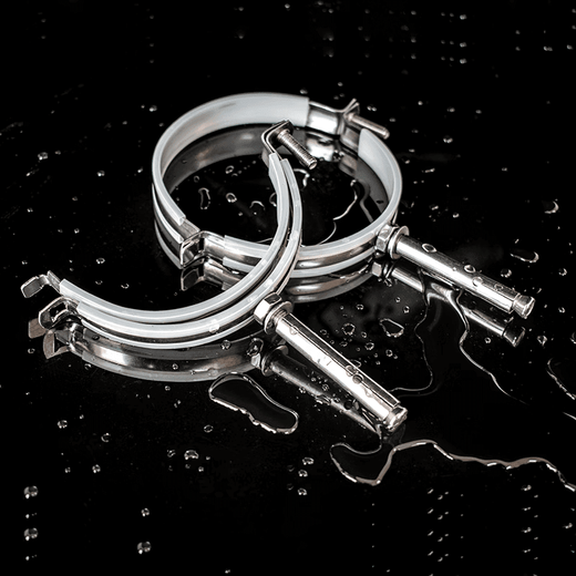 Wenzhi stainless steel pull-out pipe code hoop pipe clamp buckle hanging code buckle PVC rubber-coated drainage pipe clamp pipe bracket elevator stainless steel 20mm pull-out 4-point nail length 6cm (5 pieces)