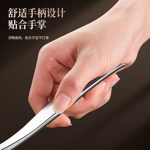 拓进德国捶肉器松肉锤牛排工具专用锤家用肉锤神器敲打断筋锤子拍打器 S形双面钉实心肉锤