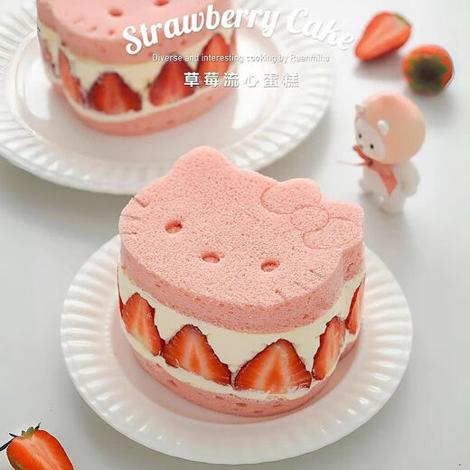 Fantasy press cutting mold watermelon baking biscuit tool embossed toast bread cake cat MaMa biscuit mold