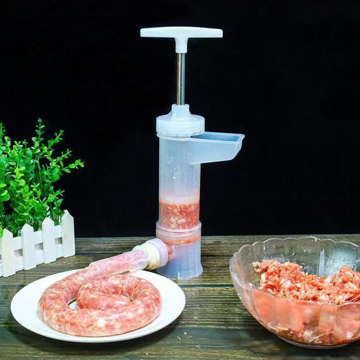 Yong Huan Sausage Stuffing Tool Extended Version Household Sausage Machine Hand-Cranked Sausage Sausage Tool Sausage Making Sausage Artifact Press-type Sausage Stuffing Device (4 Tubes)