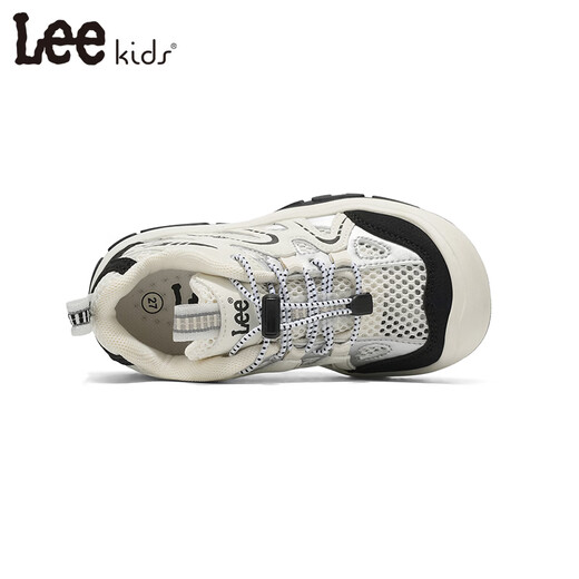 LEE KIDS children's sports shoes for men, women and middle-aged children running shoes 26 spring new running shoes non-slip wear-resistant running shoes casual shoes beige 26 inner length 16.9cm suitable for feet 15.9-16.4cm long