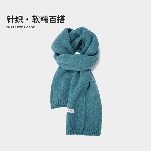 SOMUBAY Klein blue scarf men's Korean version autumn and winter warm temperament versatile thickened high-end neck scarf gift trendy brand blue