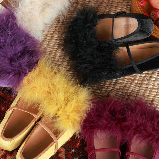 UTOUTO Big Ear Elephant Girls' Furry Velvet Shoes 2025 Winter New Style Baoer Girls Fashion Shoes 2502029 Pink 23 Inner Length 15.5cm