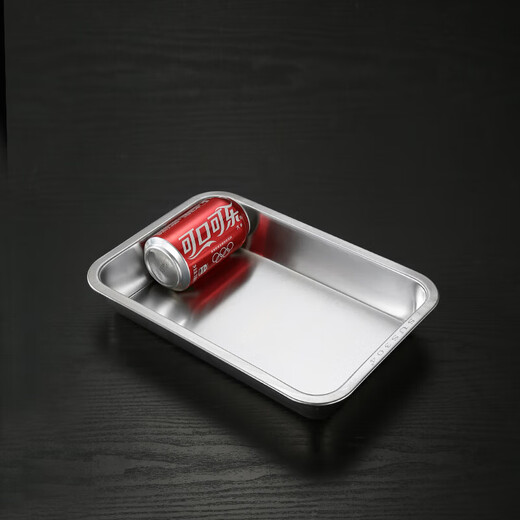 Tuojin 304 food grade stainless steel tray rectangular commercial thickened steamed rice iron plate household steaming tray flat bottom square plate 1.5 thick 304 stainless steel plate 60*40*2.5