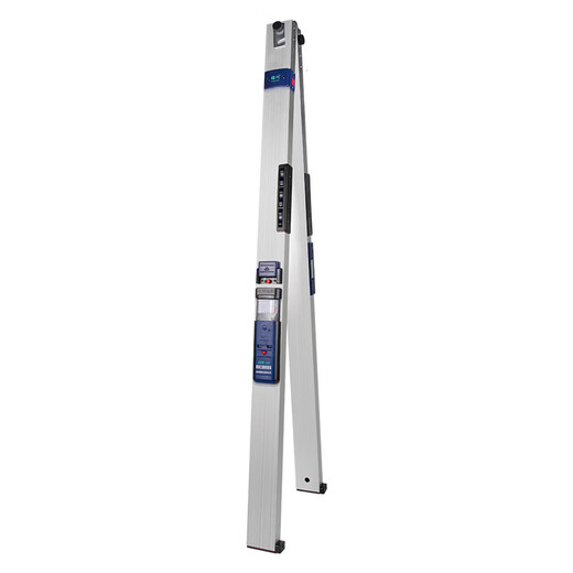 2-meter folding aluminum alloy ruler 2-meter folding aluminum alloy high-precision horizontal ruler 2-meter construction engineering inspection 1-meter ruler