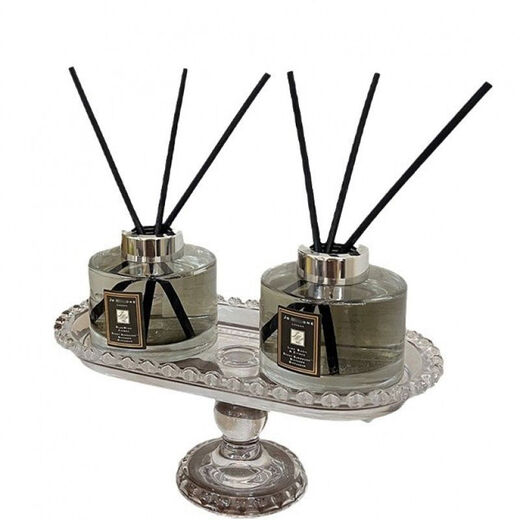 Shantou Lincun Zu Malong Rattan Aromatherapy 65ml British Pear Blue Wind Chime Deodorizing Souvenir British Pear and Freesia 65ml