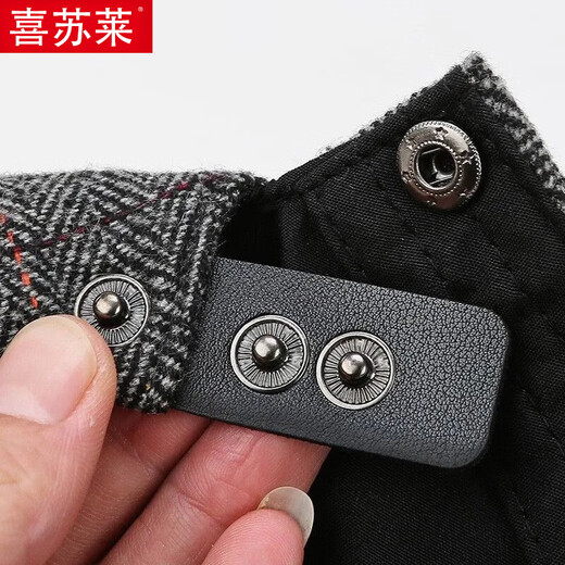 Xisu Lai шляпы для среднего и пожилого возраста, мужские весенние и осенние тонкие береты с утиным язычком, пожилой дедушка, весенне-летняя повседневная шляпа старика, папы, атмосферная и универсальная мужская передняя шляпа - светло-серая, M, один размер подходит всем (обхват головы 56-60c), регулируется