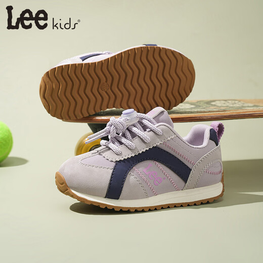 Lee Children's Shoes Spring New Children's Low-top Running Shoes Girls' Versatile Anti-Slip Sports Shoes for Boys X0068 Purple 29 Recommended Foot Length 179mm