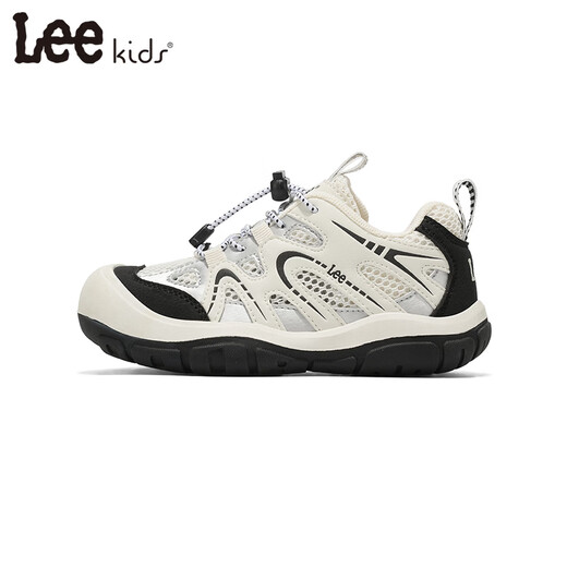 LEE KIDS children's sports shoes for men, women and middle-aged children running shoes 26 spring new running shoes non-slip wear-resistant running shoes casual shoes beige 26 inner length 16.9cm suitable for feet 15.9-16.4cm long