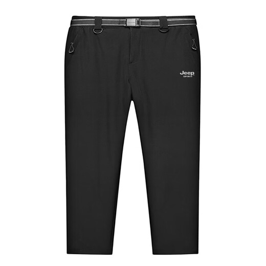 JEEP SPIRITJEEP Джип-пуховики мужские зимние уличные северо-восточные морозостойкие плюс бархатные утолщенные ветрозащитные теплые повседневные прямые брюки черные 6XL