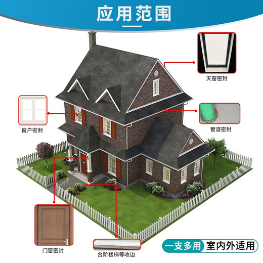 奥托美容胶s70哑光防霉胶干湿区通用厨卫收边胶德国原 S70-C1391颗粒烟灰通用型