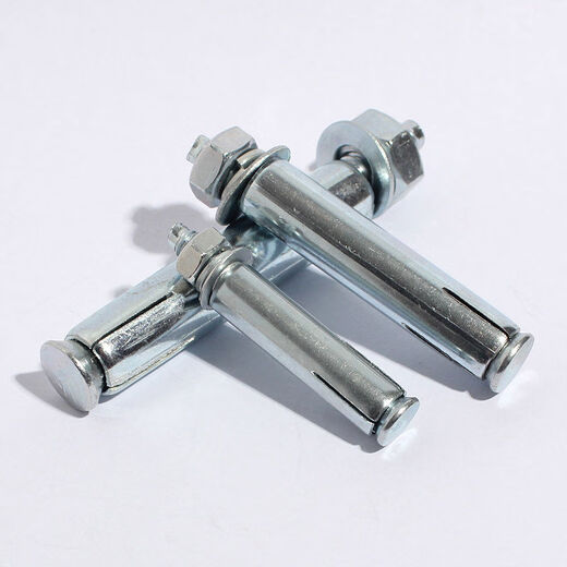 Silver and other non-standard expansion screws zinc external air conditioning bolts three-piece set extended expansion wire galvanized M6M8M10M12 6*80 1 box with 10 drill bits