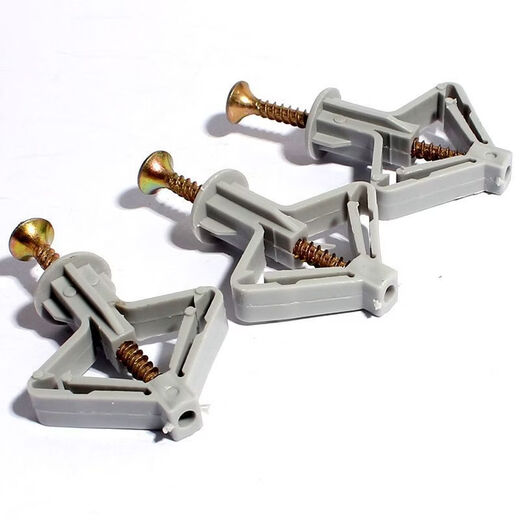 CLCEY small fish plastic plug self-tapping screw plastic expansion screw expansion plug expansion screw self-tapping door and window TV 8*150 1800 sets per box