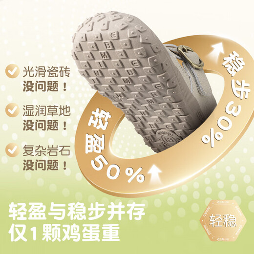 Inbemini Children's Toddler Shoes 2026 Spring New Wide Last Boys' Croc Shoes Girls' Kindergarten Shoes Amber Yellow 16 Inner Length 12.8CM Suitable for Feet Length Around 12.1CM