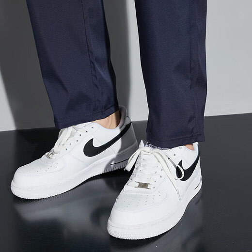 Woodpecker (TUCANO) casual pants men's business anti-wrinkle solid color versatile trendy straight plus velvet long pants men's black XL