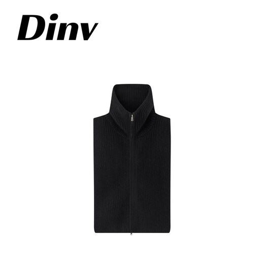 Dianyu dinv/ Dianyu Stacking Diary Raccoon Sheep Wool Knitted Sleeveless Inner Vest Women's Vest and Waistcoat Brown One Size
