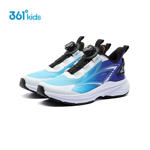 361 boys running shoes 2026 spring new style non-slip breathable knob children's sports shoes for middle-aged, primary school students and girls 361 degree white/flower pink/clear sky blue 38