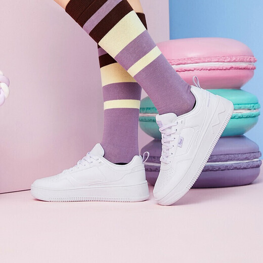 361 Frauenschuhe, Frauen 2022 Neues leichtes, bequemes und atmungsaktives kleine weiße Schuhe für Frauen lässig trendige flache Schuhe Feder weiß/transparent Pink-6623 35