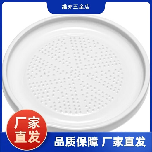 Ceramic manual garlic grinder, kitchen ginger and garlic grinding tool, manual ginger grinder with brush, AS resin rectangle, 1 piece, stainless steel two-way grinding teeth