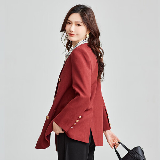 TERRE BLEUE temperament and high-end small suit jacket for women 2026 spring and autumn new commuting loose and versatile slim suit top
