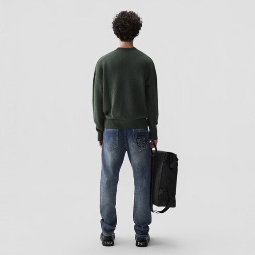 Karl Lagerfeld Karl Lagerfeld 100% sheep wool sweater knitted pullover 25 winter men's clothing Lafayette