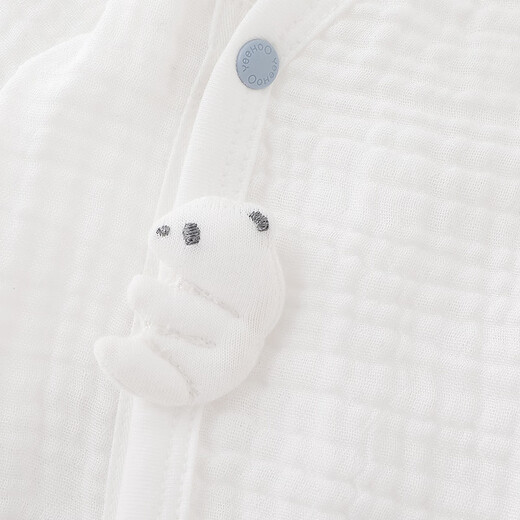 Yingshi shopping mall same style baby jumpsuit summer modal short-sleeved robe baby home jumpsuit panda short 52cm