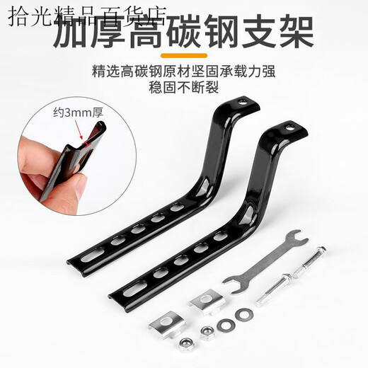 Stroller accessories flashing auxiliary wheel universal 12 14 16 18 20 inch stroller bicycle side wheel support small wheel silent flashing auxiliary wheel - blue