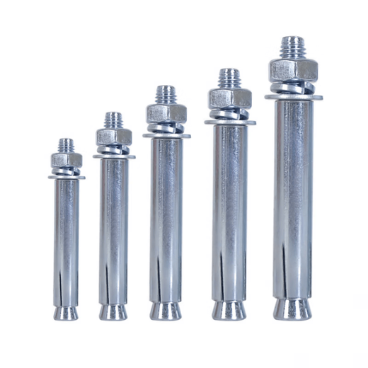 Lucius galvanized expansion screw extra long extension iron expansion bolt 8mm internal expansion M6M8M10M12M14 national standard 8*80 national standard 8*150 punching 12 80 pieces