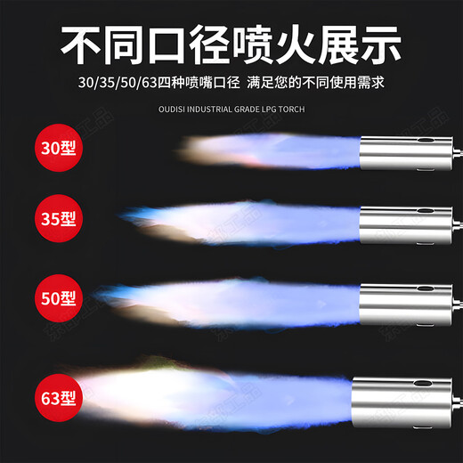 Eastern products liquefied gas flamethrower gun to remove pig hair flamethrower flamethrower to burn pig hair artifact gas tank gas burning meat spray gun