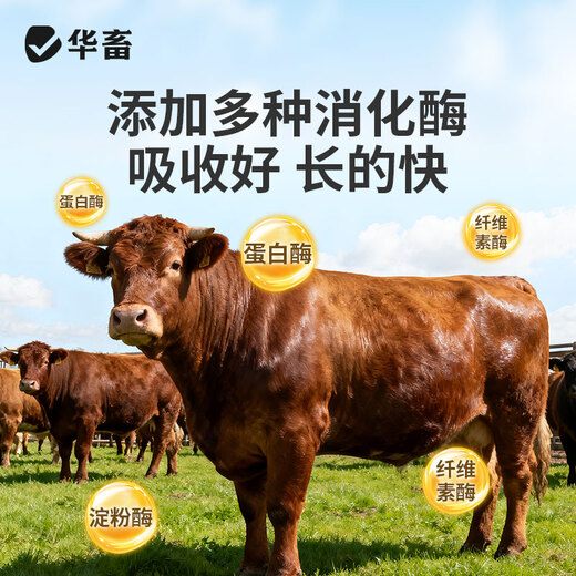 Huaxiu veterinary feed additives, hawthorn yeast powder, appetizer, digestion, fattening for pigs, sheep, cattle, chickens and ducks, large barrel, hawthorn yeast probiotics 20Jin Jin is equal to 0.5kg