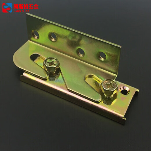 Wenzhi Bed Hinge Thickened Bed Latch Bed Buckle Furniture Invisible Bed Accessories Connector Screw Bed Buckle 4 Inch Thickened / Hanging Screw Bed Hinge Set of 4