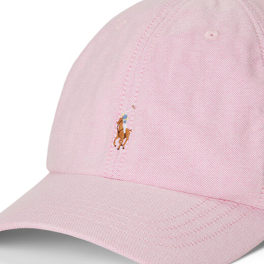 Polo Ralph Lauren Boys and Girls 26 Spring Cotton Oxford Cloth Baseball Cap RL44205 650-Light Rose ONE