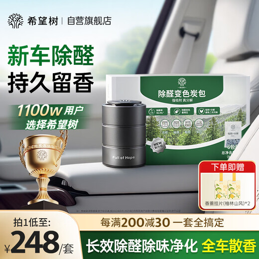 Hope Tree Car-mounted formaldehyde removal car special activated carbon formaldehyde removal car odor deodorization air purification