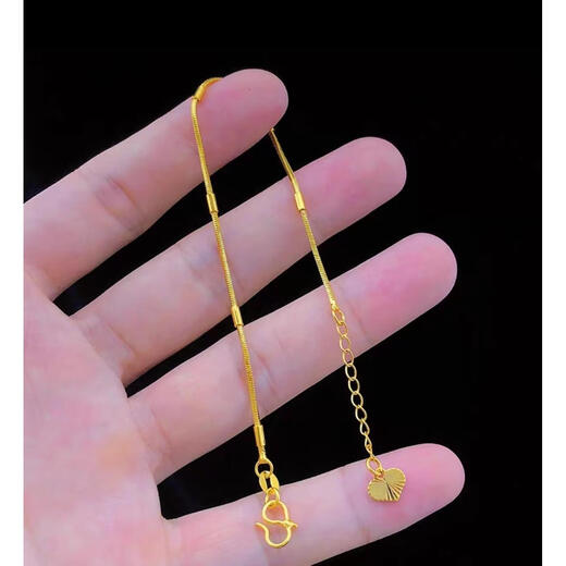 Shimao gold-wrapped silver bracelet for women, 24K simulation non-fading, niche design, fine wedding jewelry, caterpillar bracelet