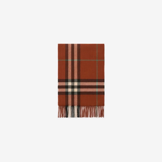 BURBERRY gifts scarves for men and women plaid cashmere scarf brown