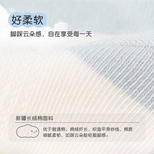 Nido Bear baby socks spring and summer thin cotton socks for boys and girls breathable mesh socks boneless newborn socks S4023B mesh 4 pairs 0-6 months (suitable for feet 6-8cm long)