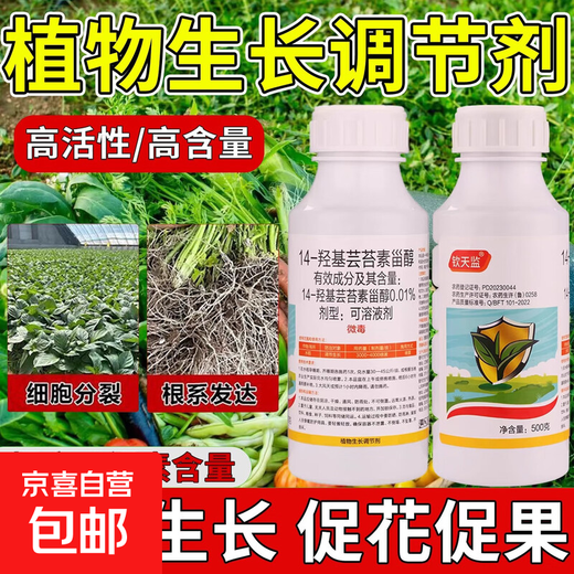 14 HydroxyBrassinosteroid Plant Growth Regulator Fruit Trees and Vegetables Increase Production Genuine Foliar Fertilizer Promotes Flowering and Fruit 2 Bottles