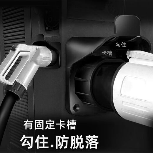 Zhuanying 9-hole DC gun holder New energy fast charging charging pile nine-hole charging gun socket base charging base hanger bracket DC gun holder (for 9-hole gun head)