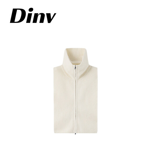 Dianyu dinv/ Dianyu Stacking Diary Raccoon Sheep Wool Knitted Sleeveless Inner Vest Women's Vest and Waistcoat Brown One Size