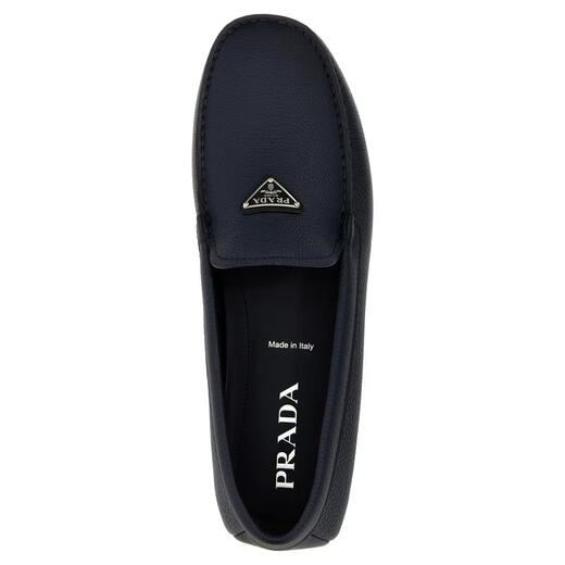 PRADA Men's Casual Shoes Lightweight Cushioning Wear-Resistant Loafers Men's Shoes Blue 40.5