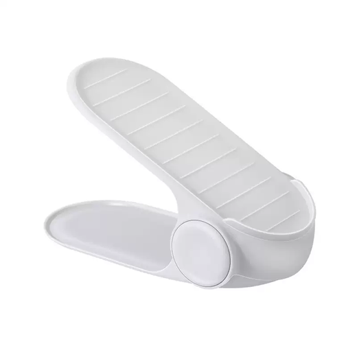 Yusenyi space-saving shoe storage artifact double-layer thickened adjustable shoe rack shoe cabinet layered partition organizes shoes and shoe boxes Orange 4-pack (thickened and adjustable) Orange 4-pack (thickened and adjustable)