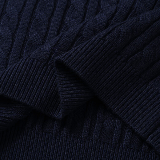 Langdeng men's sweater sweater casual winter classic pullover round neck twist sweater