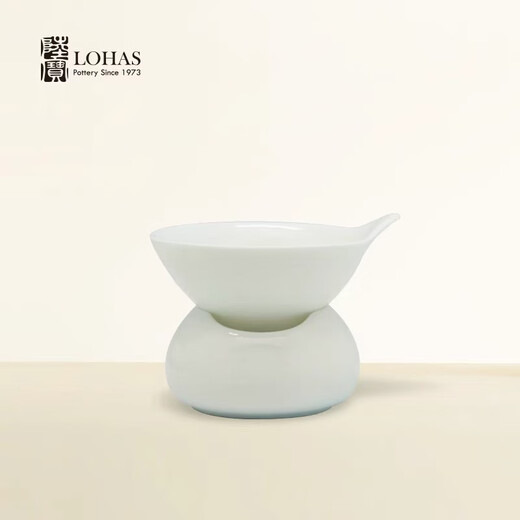 Lubao ceramic tea set tea filter set tea drain filter tea drain holder tea set tea mat accessories 304 stainless steel filter Ru kiln tea filter