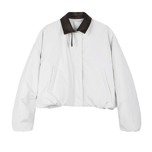 Jiangnan Buyi (JNBY) Shopping mall same style 25 winter new cotton coat loose lapel 5PBB1553H 126/gray white L