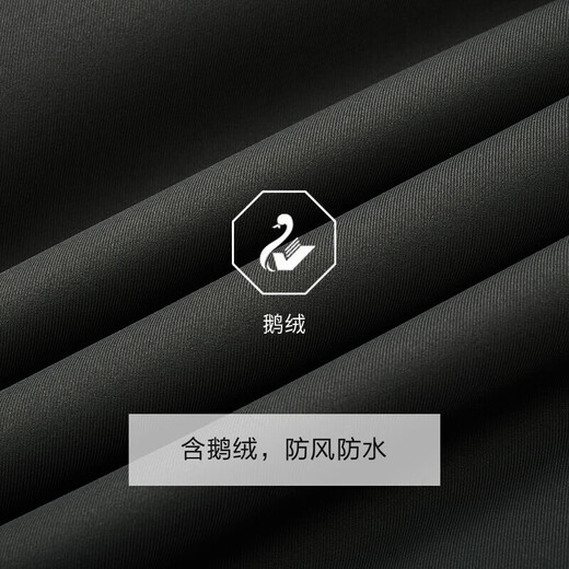 Jiumuwang counter model - heavy goose down technology cold-proof hooded down jacket winter anti-diamond velvet waterproof shopping mall same style pine green slim version SD1560112 M 165/88A (46) down filling capacity - 76g