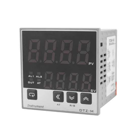 Thermostat with RS485 communication digital display intelligent fully automatic PID temperature controller high-precision temperature control alarm DTZ4S-14D size 48*48 K type dual output