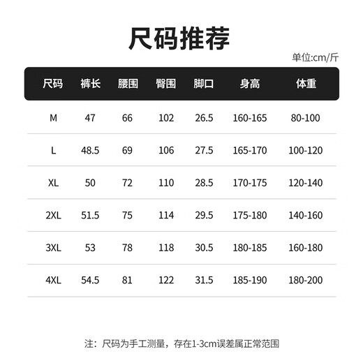 Guirenniao Casual Cargo Shorts Men's 2026 Summer New Outdoor American Functional Five-Point Shorts Sports Men's Pants Black M